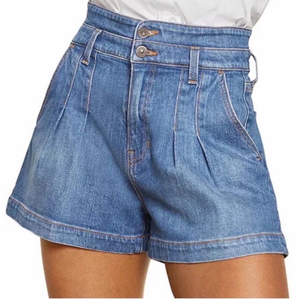 Veronica Beard Light Blue Jean Shorts
